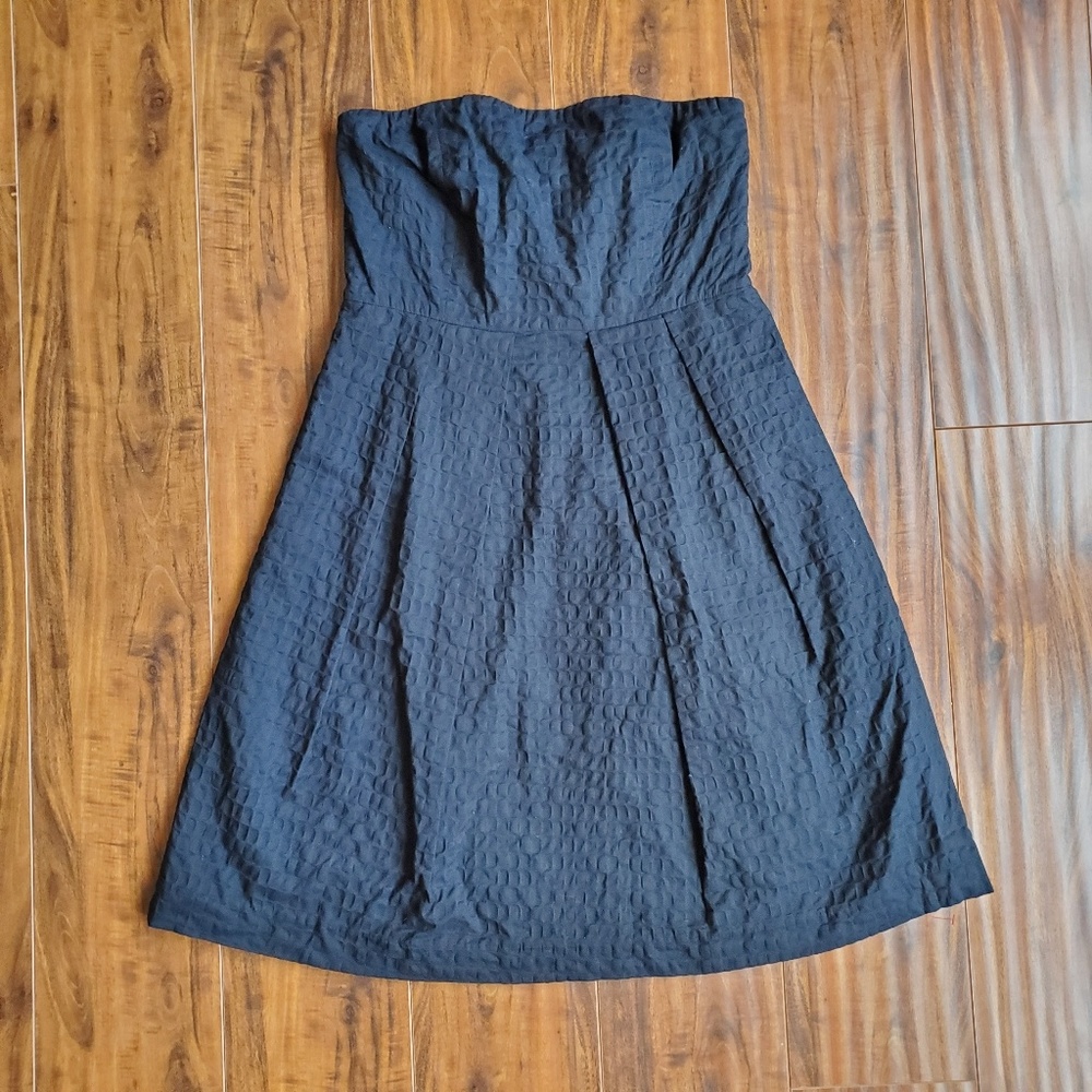 EUC! J.Crew Textured Cotton Strapless Sundress